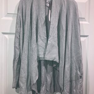 Barefoot Dreams Cozychic Ultra Lite Hi-Lo CardiBlue Water Size 1X